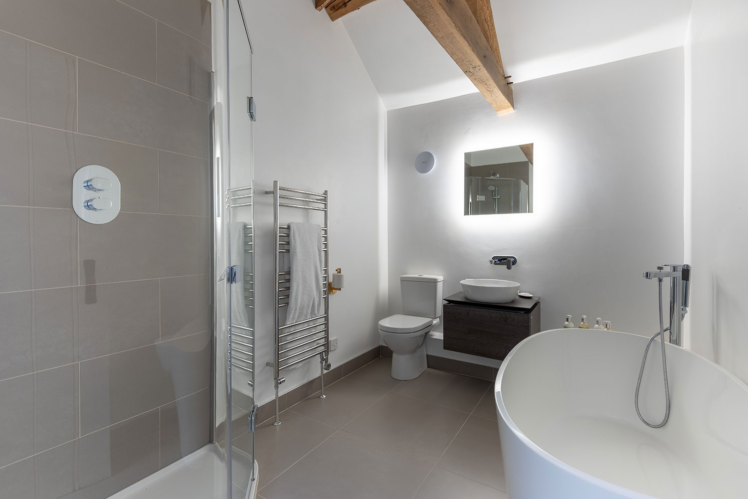 Bathroom showing bath